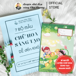 Combo 7 Bộ Chữ Hoa Sáng Tạo Mẫu 24 Trang