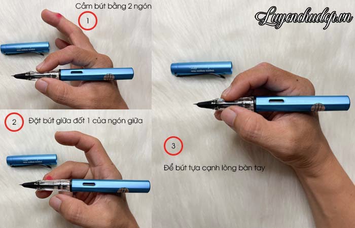 3 bước cầm bút đúng cách đơn giản