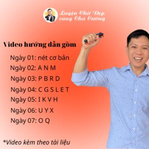 Dạy Bé Viết Chữ Hoa Sáng Tạo Đơn Giản mẫu 1 (Đọc Kỹ Mô Tả) - Ảnh 6