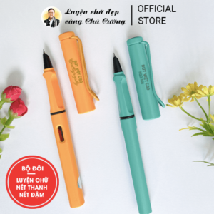 Bộ đôi 2 Bút Việt C89 viết Nét Thanh Nét Đậm (1 ngòi mài, 1 lá tre) đọc kỹ mô tả - Ảnh 1