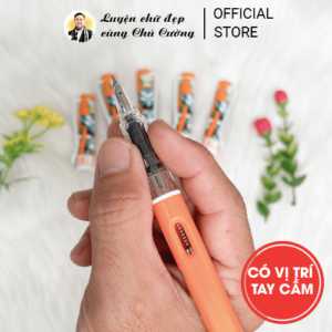 Bút Mực Xoá Được Bút Việt C11 mẫu Siêu Nhân Cam (bút không có mực) - Ảnh 2
