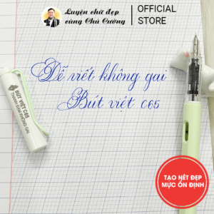 Bút Việt C65 Thanh Đậm Không Gai Cho Bé Lớp 1 và Bé Mới Luyện Chữ Đẹp - Ảnh 3