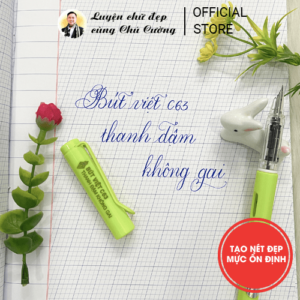 Bút Việt C63 Thanh Đậm Không Gai Cho Bé Lớp 1 và Bé Mới Luyện Chữ Đẹp - Ảnh 3