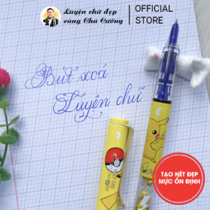Bút Mực Xoá Được Bút Việt C88 mẫu Pikachu (bút không có mực) - Ảnh 2
