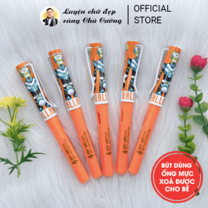 Bút Mực Xoá Được Bút Việt C11 mẫu Siêu Nhân Cam (bút không có mực) - Ảnh 1