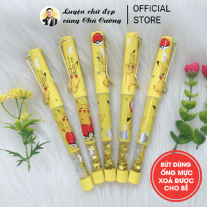 Bút Mực Xoá Được Bút Việt C88 mẫu Pikachu (bút không có mực) - Ảnh 1