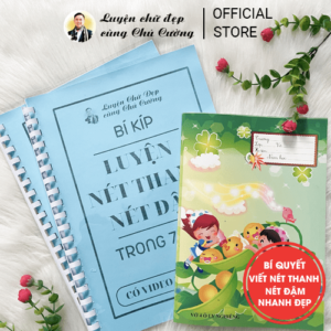 Bí Kíp Luyện Nét Thanh Nét Đậm trong 7 ngày cùng Chú Cường (đọc kỹ mô tả)