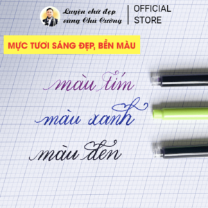 30 ống mực KHÔNG XOÁ ĐƯỢC tiện lợi (tím, xanh dương, đen) - Ảnh 4