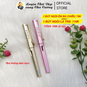 2 bút chuyên luyện nét thanh nét đậm | TẶNG Bí Kíp Luyện Nét Thanh Nét Đậm (đọc kỹ mô tả) - Ảnh 10