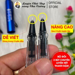 2 bút chuyên luyện nét thanh nét đậm | TẶNG Bí Kíp Luyện Nét Thanh Nét Đậm (đọc kỹ mô tả) - Ảnh 5