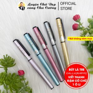 Bút Việt C41 Calligraphy | Bút Lá Tre viết nâng cao nét thanh đậm rất đẹp cỡ chữ 1 ô li (đọc kỹ mô tả) - Ảnh 5