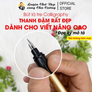 Bút Việt C41 Calligraphy | Bút Lá Tre viết nâng cao nét thanh đậm rất đẹp cỡ chữ 1 ô li (đọc kỹ mô tả)