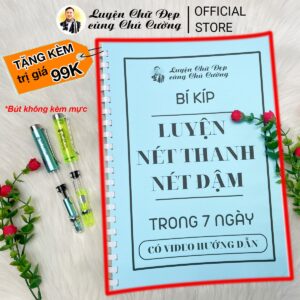 2 bút chuyên luyện nét thanh nét đậm | TẶNG Bí Kíp Luyện Nét Thanh Nét Đậm (đọc kỹ mô tả)
