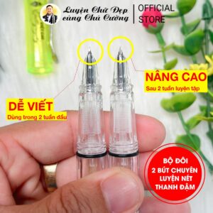 2 bút chuyên luyện nét thanh nét đậm | TẶNG Bí Kíp Luyện Nét Thanh Nét Đậm (đọc kỹ mô tả) - Ảnh 4