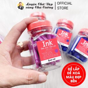 [1 HỘP] 30 Ống Mực Xoá Được Cao Cấp dành cho bé Luyện Chữ Đẹp - Ảnh 10