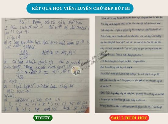 Luyện chữ đẹp bút bi cấp tốc