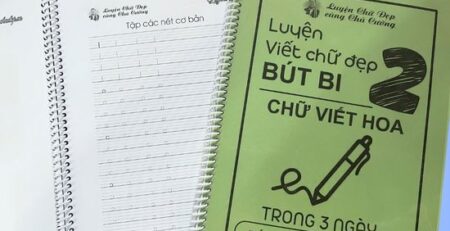 Những nét cơ bản luyện chữ bút bi