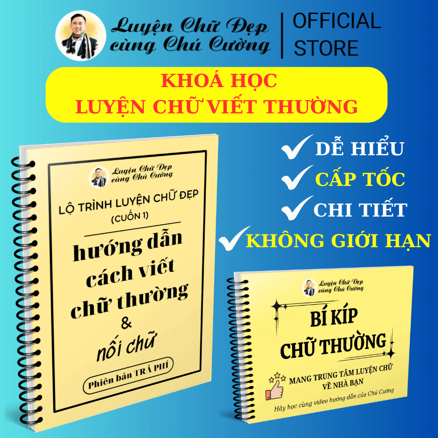 Bộ đôi tài liệu luyện chữ viết thường