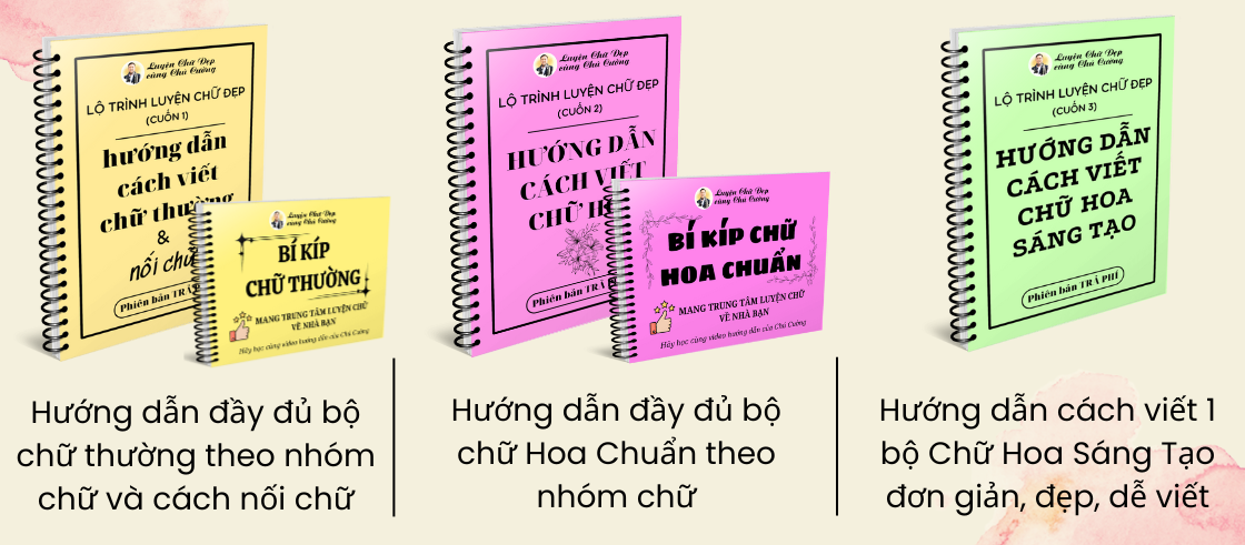 Lộ trình luyện chữ đẹp online cùng Chú Cường