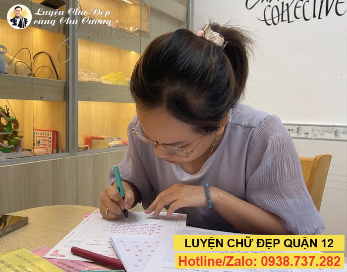 Lớp luyện chữ khu vực Ngã Tư Ga Thạnh Lộc có nhiều Bạn tham gia