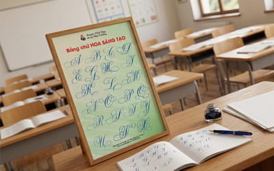 Luyện chữ hoa sáng tạo