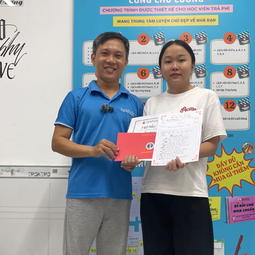 Góc Học Viên Luyện Chữ Đẹp
