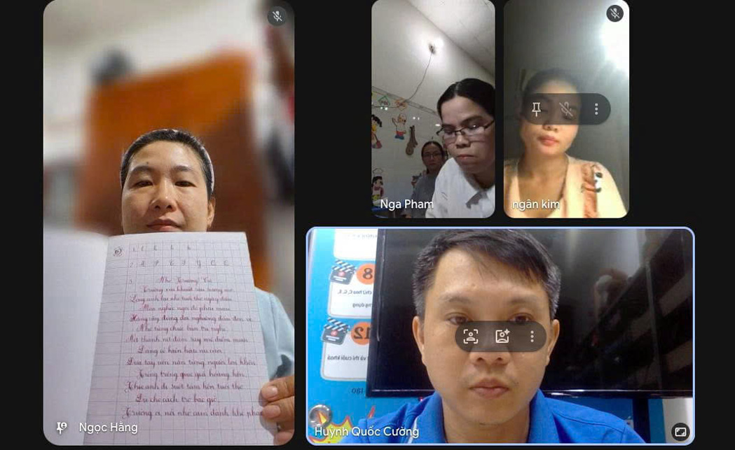 Kết quả thay đổi nét chữ online
