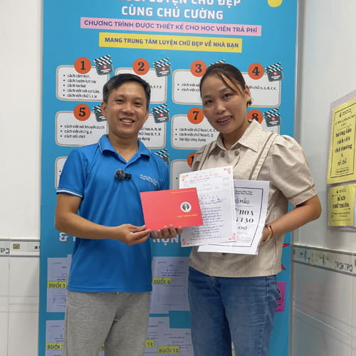 Góc Học Viên Luyện Chữ Đẹp