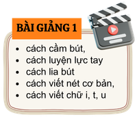 Bài giảng 1 Luyện chữ đẹp Online