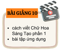Bài giảng 10 Luyện chữ đẹp Online