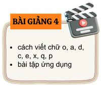 Bài giảng 4 Luyện chữ đẹp Online