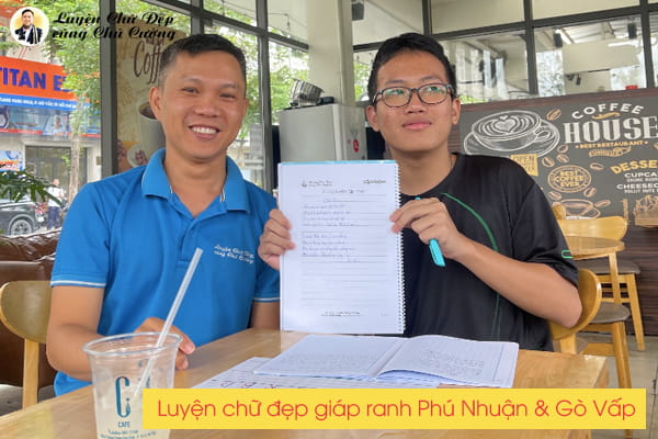 Học sinh cấp 2 và cấp 3 luyện chữ đẹp khu vực Phú Nhuận Gò Vấp rèn tốc độ ghi chép nhanh