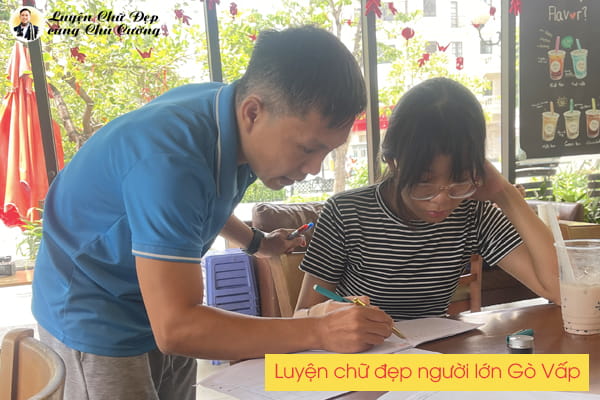 Luyện chữ đẹp cho người lớn giáo viên và phụ huynh ở Gò Vấp