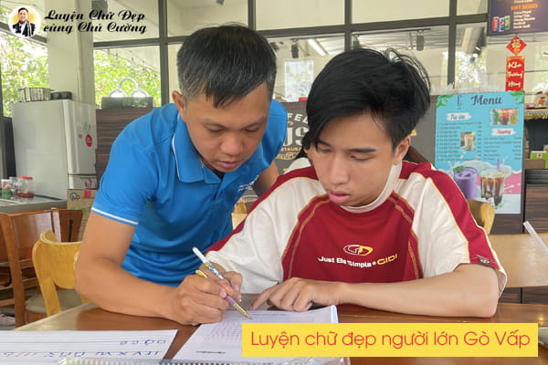 Khóa rèn chữ đẹp cho người lớn giúp cải thiện nét chữ nhanh chóng tại Gò Vấp