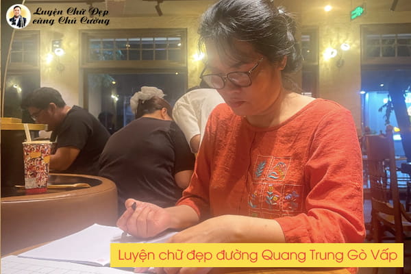 Trung tâm luyện chữ đẹp đường Quang Trung Gò Vấp uy tín dành cho người lớn và học sinh